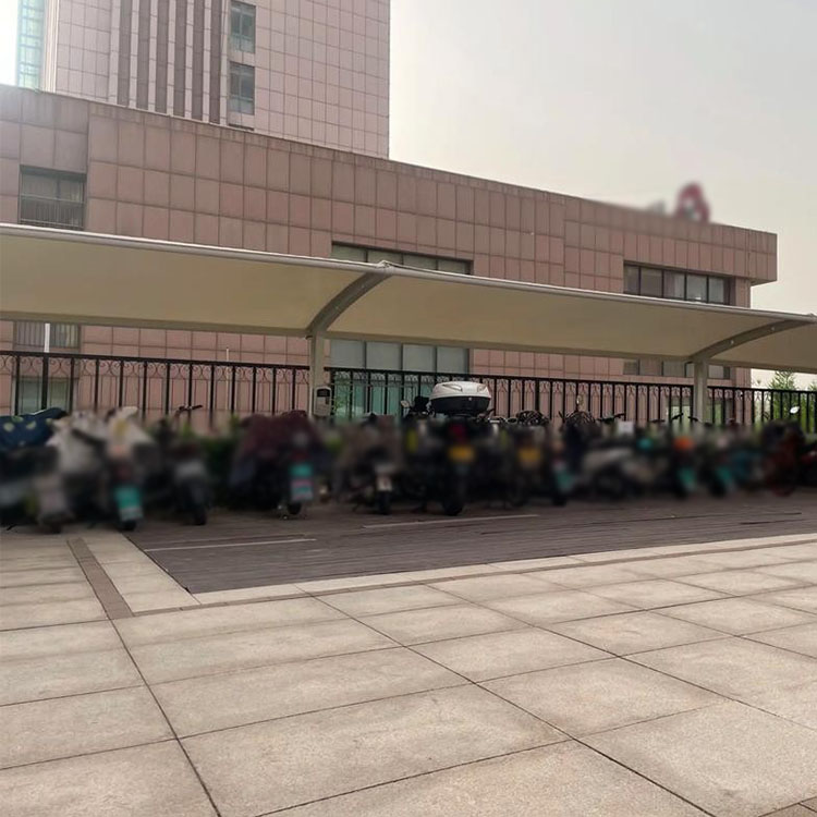 克拉玛依膜结构电动车棚